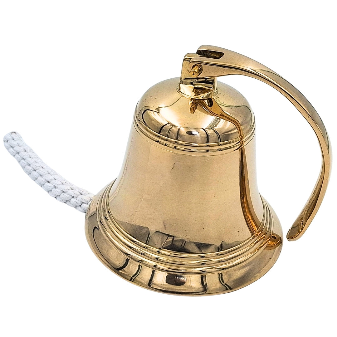 Cloche de navire en laiton diamètre 17,5 cm - décoration marine - HB43/7