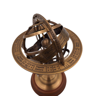 Astrolabe en laiton – Hauteur 21cm - AMG140