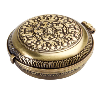 Boussole en laiton Urania Propitia avec cadran solaire - premium - H45