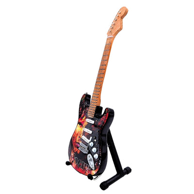 Mini-guitare Jim Morrison The Doors - Bois d’acajou – MGT-6569
