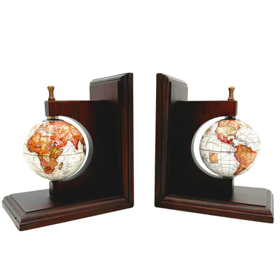 Boekensteun boekensteunen globes - cadeau voor de reiziger - NC2677C