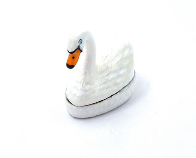 Petite boîte cadeau exceptionnelle en métal – Cygne - B0736-02