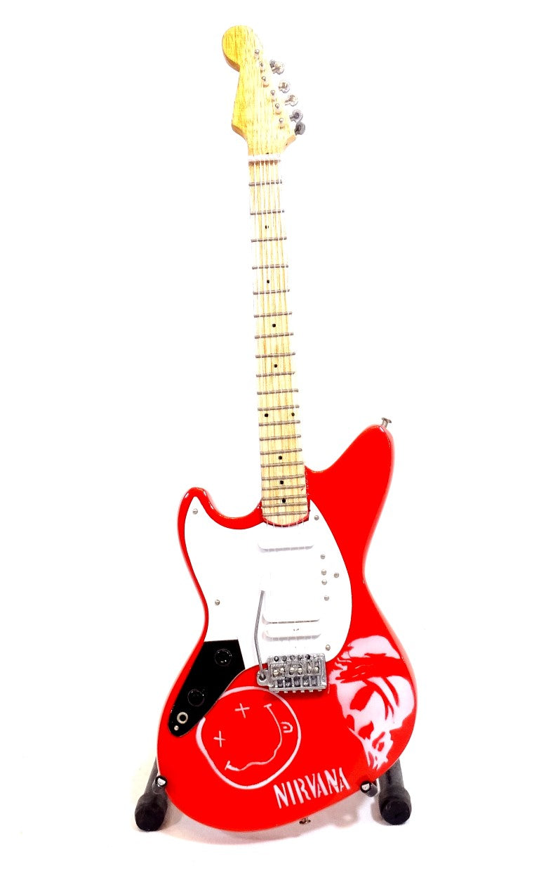 Mini guitare - dans le style de Nirvana - Curt Cobain - MGT-5753B
