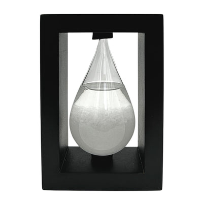Baromètre tempête de FitzRoy dans un cadre en bois - Goutte Storm Glass – BAW1