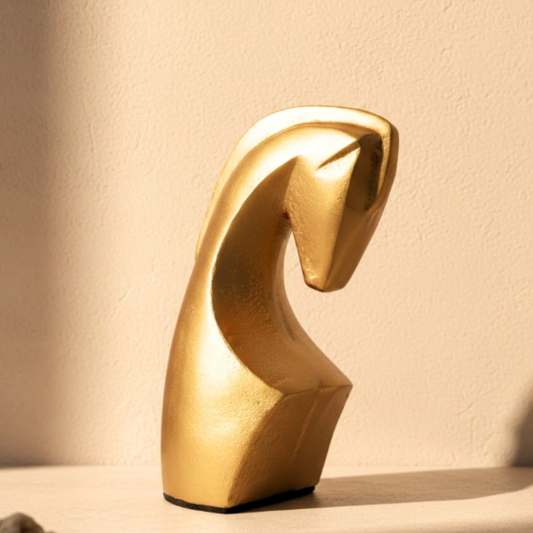 Figurine décorative tête de cheval