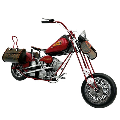 Großes Metallmodell Klassisches Motorrad - 040SMT