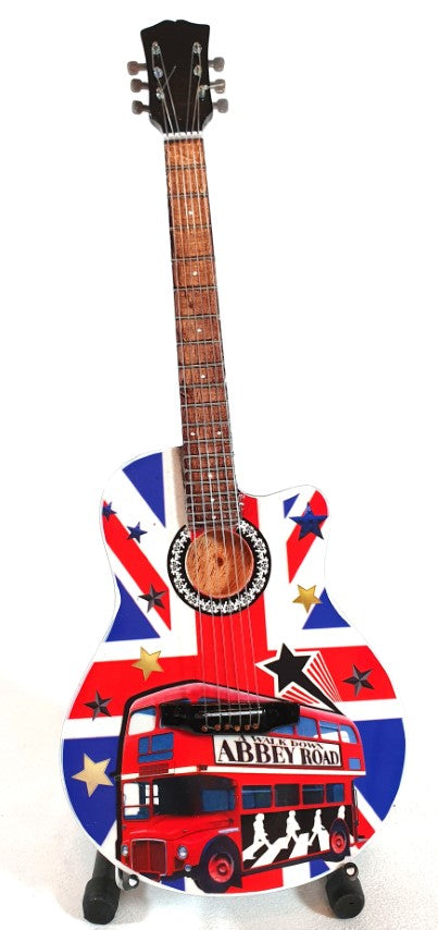 Mini guitare dans le style des Beatles - Abbey Road - MGT-5159