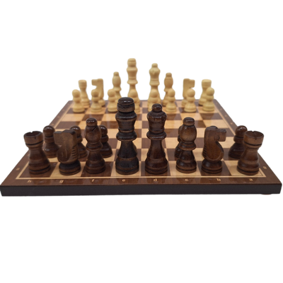 Grand jeu d’échecs en bois 37 x 37 cm – 1050736