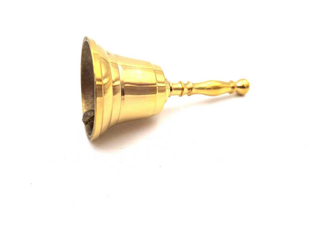 Petite cloche Clochette à main en laiton 11,5cm - NI7674