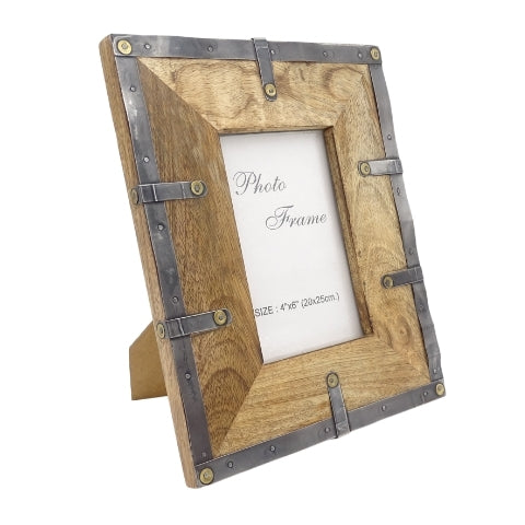 Cadre photo en bois - 20915A, format photo 10x15cm