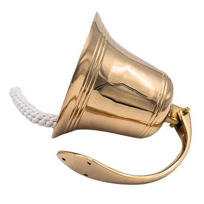 Cloche de navire en laiton diamètre 17,5 cm - décoration marine - HB43/7