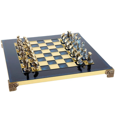 Échiquier de luxe en métal Cycladic 28x28cm - S22B