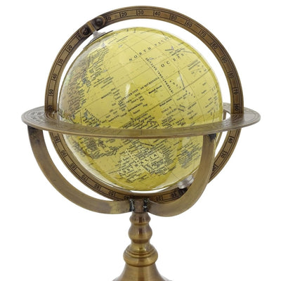 Globe décoratif sur socle en laiton - NC2142