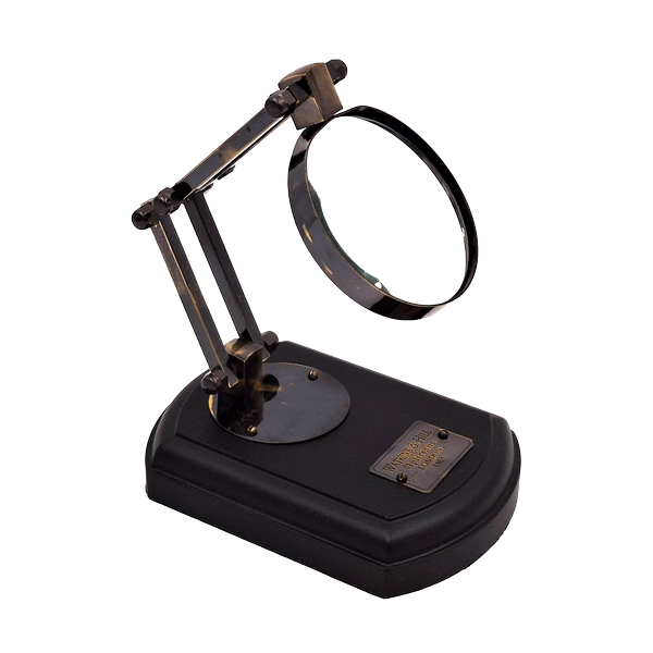 Loupe sur socle en bois - MG4ZS