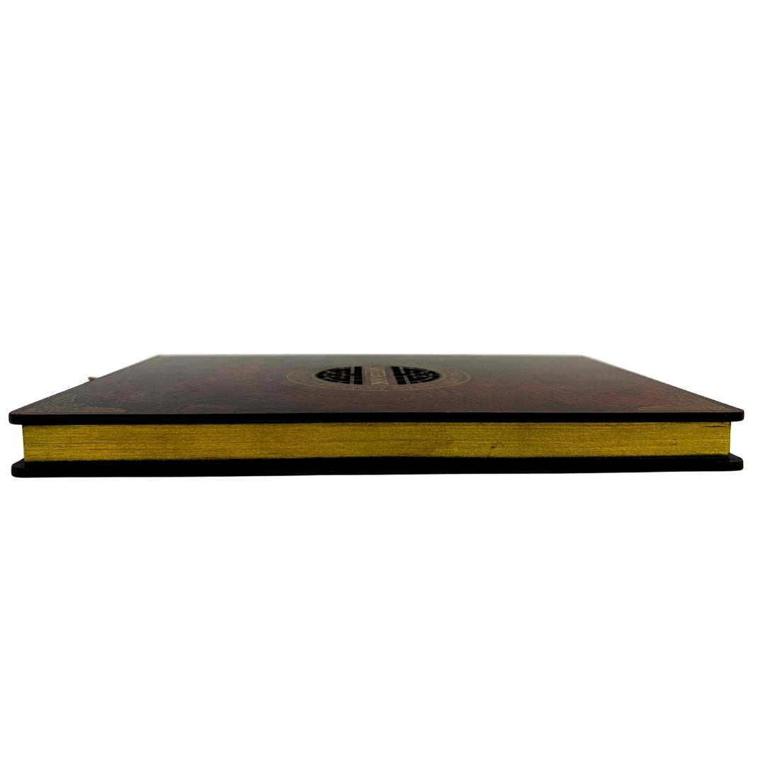 Carnet élégant A5 avec couverture en bois – EE1