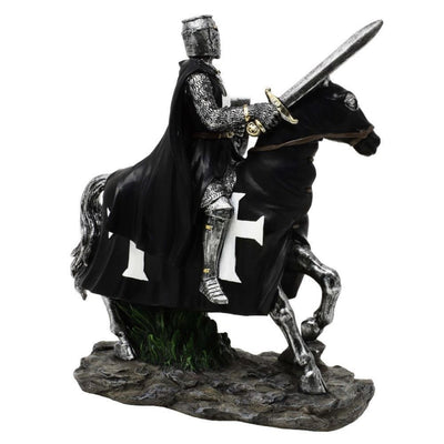 Decoratief beeldje ridder te paard 22 cm - MC-23115