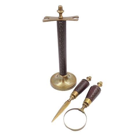 Ensemble de bureau loupe et coupe-papier MIS-0742
