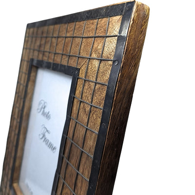 Cadre photo en bois - format photo 13 x 18 cm - A-1639