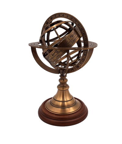 Astrolabe en laiton – Hauteur 21cm - AMG140