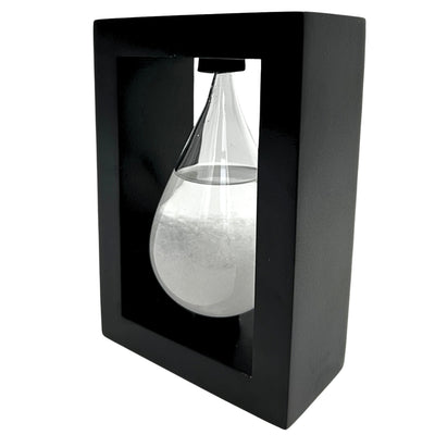 Baromètre tempête de FitzRoy dans un cadre en bois - Goutte Storm Glass – BAW1