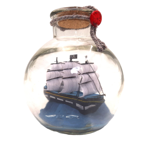 Rafandynka zeilschip – schip in fles - MA2004
