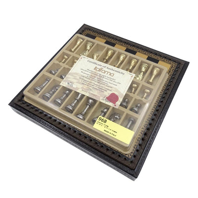 Échecs exclusifs en laiton Italfama 28x28 cm – N001