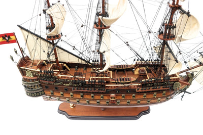 San Felipe sailing ship model 80cm, with the option of personalization by engraving
