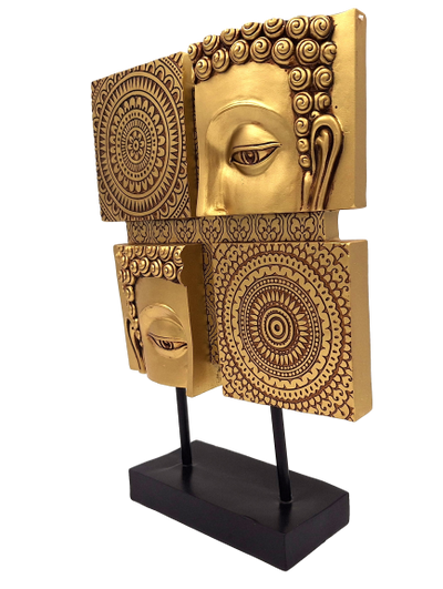 Figurine mandala bouddhiste - 4 éléments - 43715