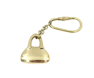 Porte-clés sac à main en laiton - KRT10