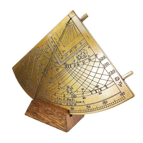 Quadrant solaire Gunter en laiton - H39