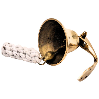 Cloche de navire en laiton diamètre 7,5 cm - décoration marine - HB34/3