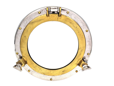 Patrijspoort - spiegel - diameter 28cm - N-0268C
