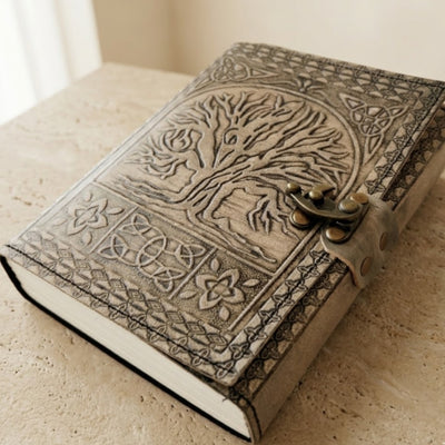 Retro Leather Notebook Tree of Life – 200 Pages 125 GSM - H019
