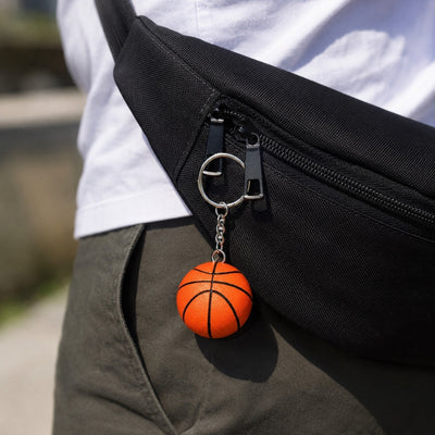 Sportieve sleutelhanger basketbal – cadeau voor een basketballer - BBK-001