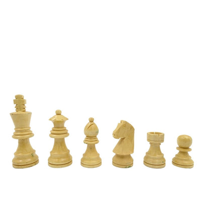 Échecs en bois 40×40 cm– léger défaut – échiquier pliant - G114