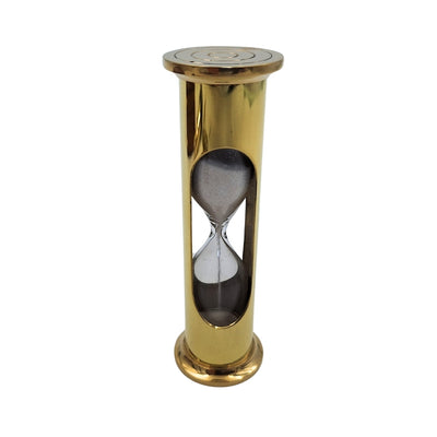 Retro Gift Set with Engraving – Brass Compass, Folding Telescope, Hourglass in a Wooden Box