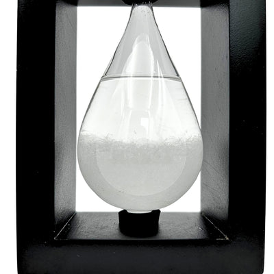 Baromètre tempête de FitzRoy dans un cadre en bois - Goutte Storm Glass – BAW1