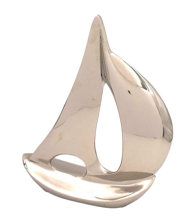 Großes Yachtmodell - Metall - 36cm - N-1647