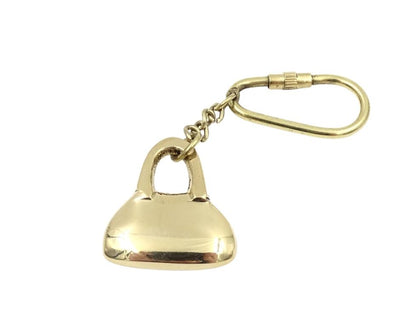 Porte-clés sac à main en laiton - KRT10