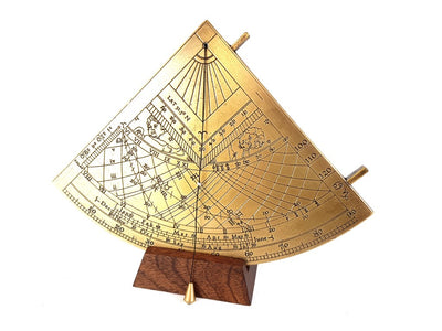 Quadrant solaire Gunter en laiton - H39
