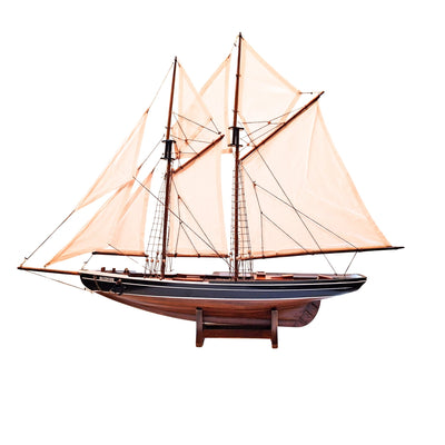 Maquette de goélette Bluenose - décoration marine 78 cm – 518