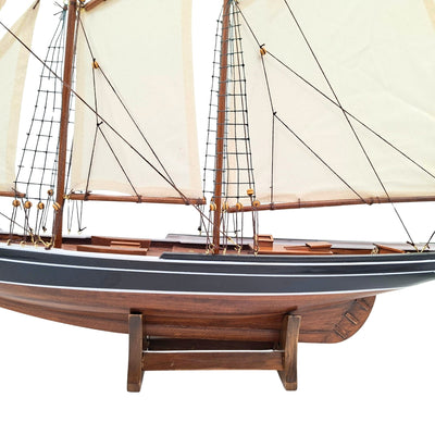 Maquette de goélette Bluenose - décoration marine 78 cm – 518