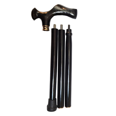 Eleganter faltbarer Gehstock mit Metallgriff