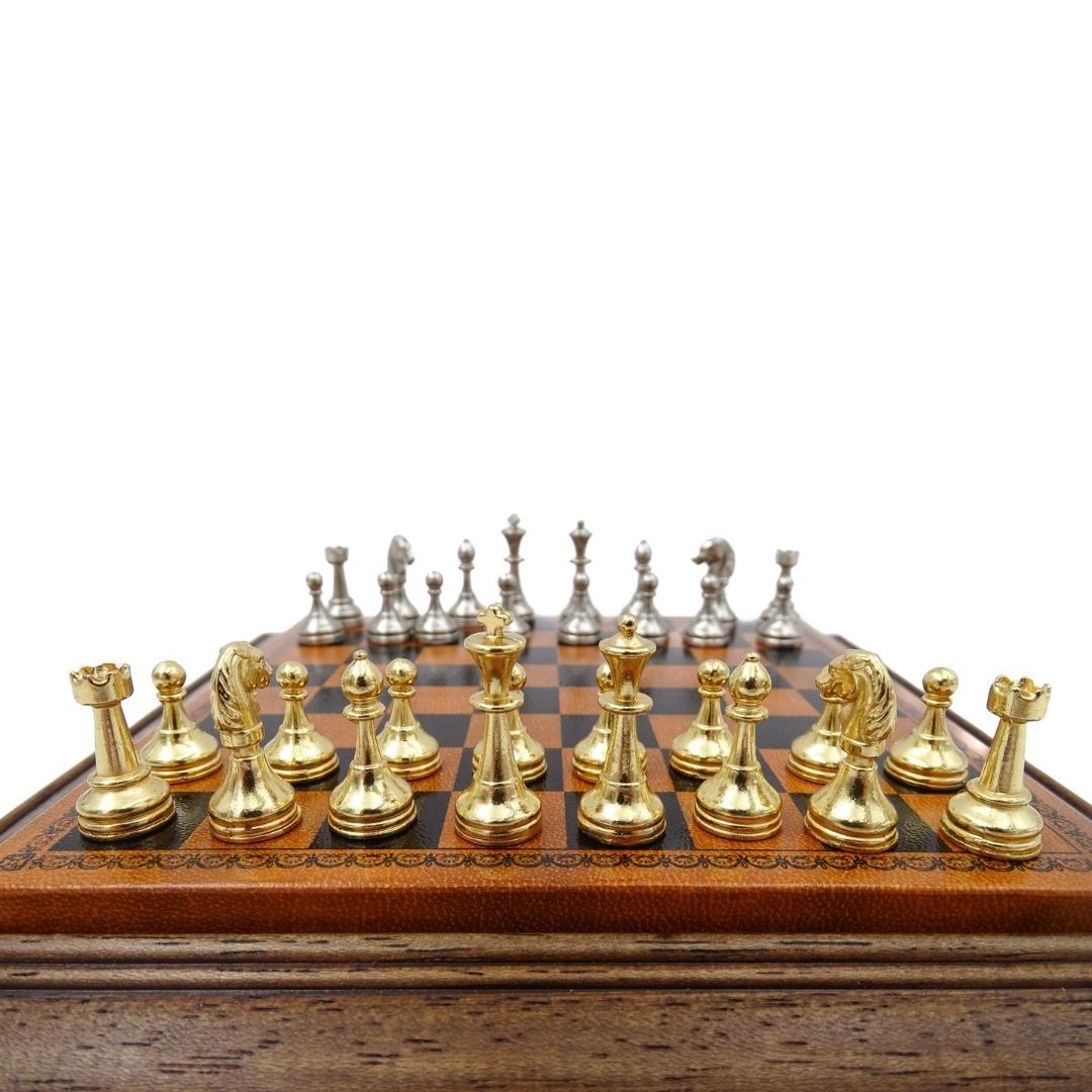 Échecs magnétiques exclusifs en métal Italfama 18x18 cm – N300