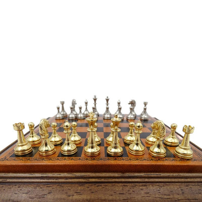 Échecs magnétiques exclusifs en métal Italfama 18x18 cm – N300