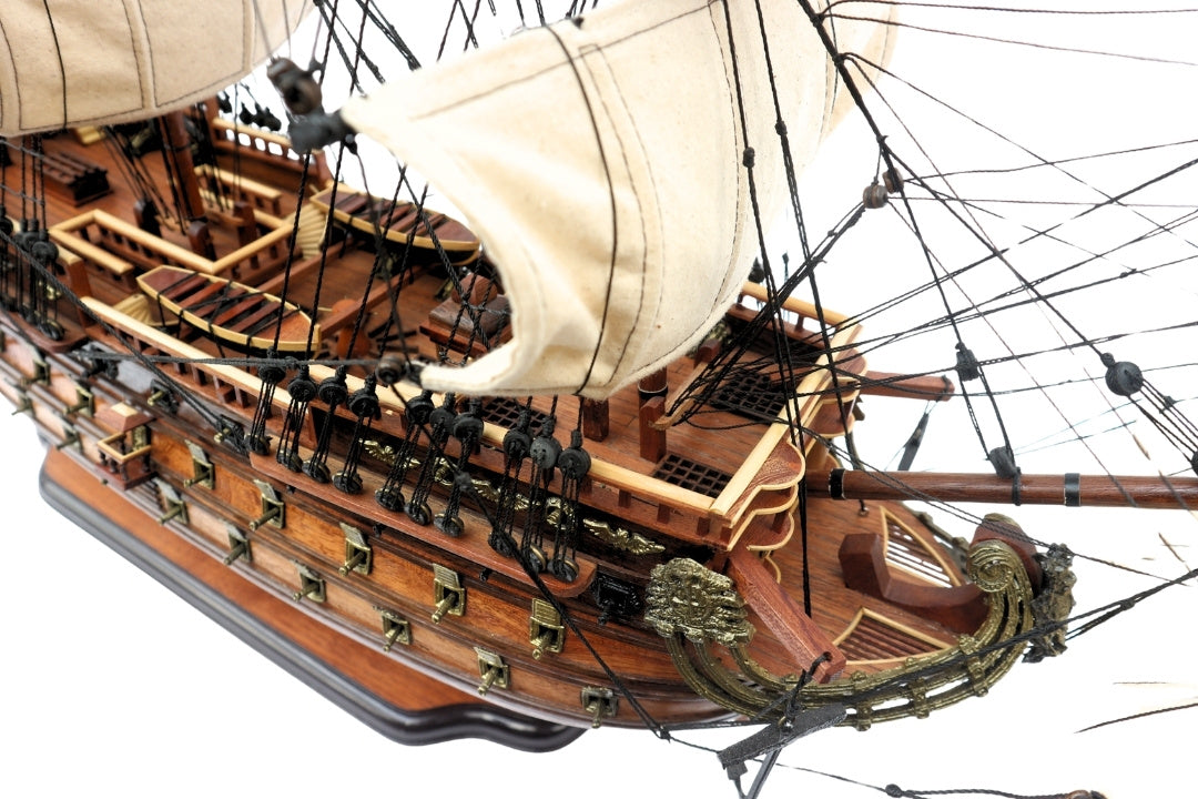 San Felipe sailing ship model 80cm, with the option of personalization by engraving