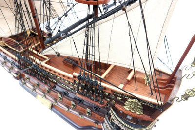 San Felipe sailing ship model 80cm, with the option of personalization by engraving