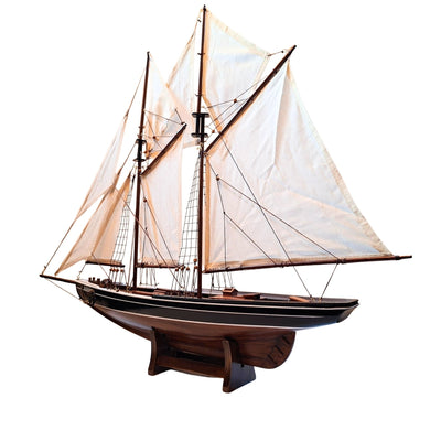 Maquette de goélette Bluenose - décoration marine 78 cm – 518