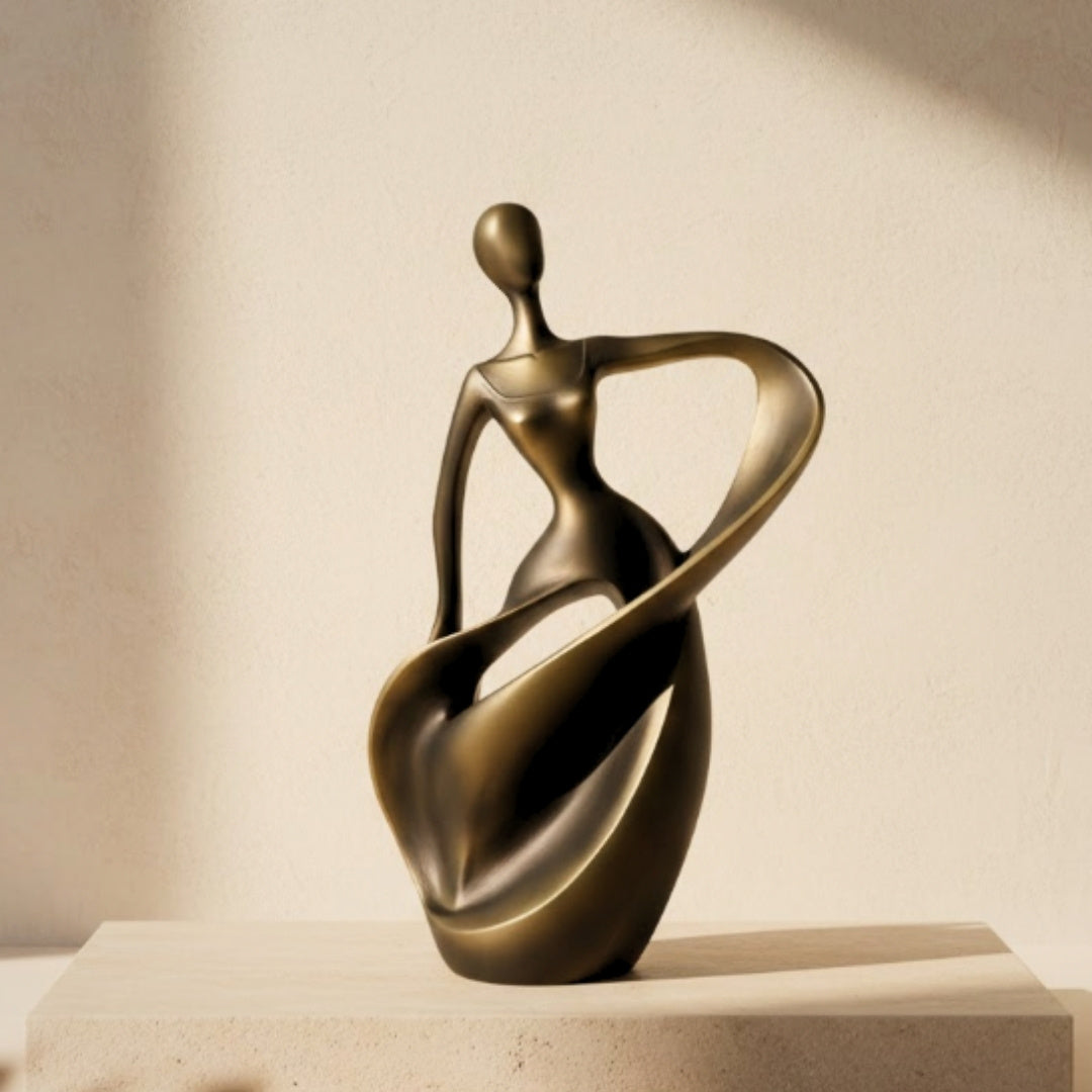 Figurka tancerka – Nowoczesna Dekoracja Abstrakcyjna 24cm - E44446