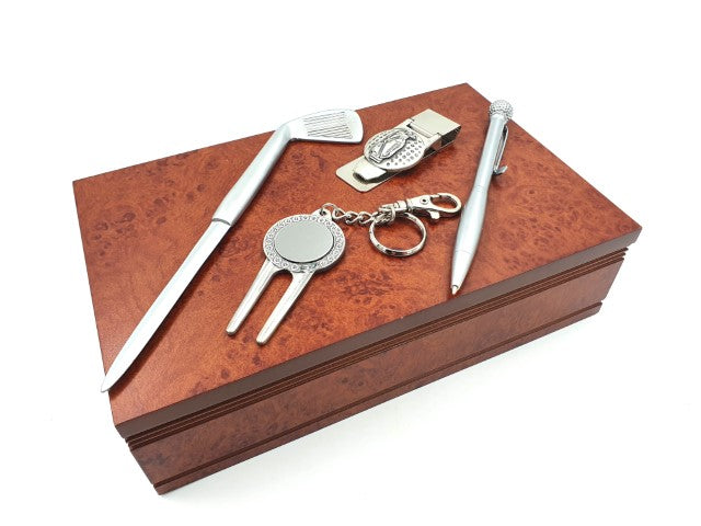Golf - coffret cadeau quatre pièces - cadeau idéal pour amateur de golf - G082